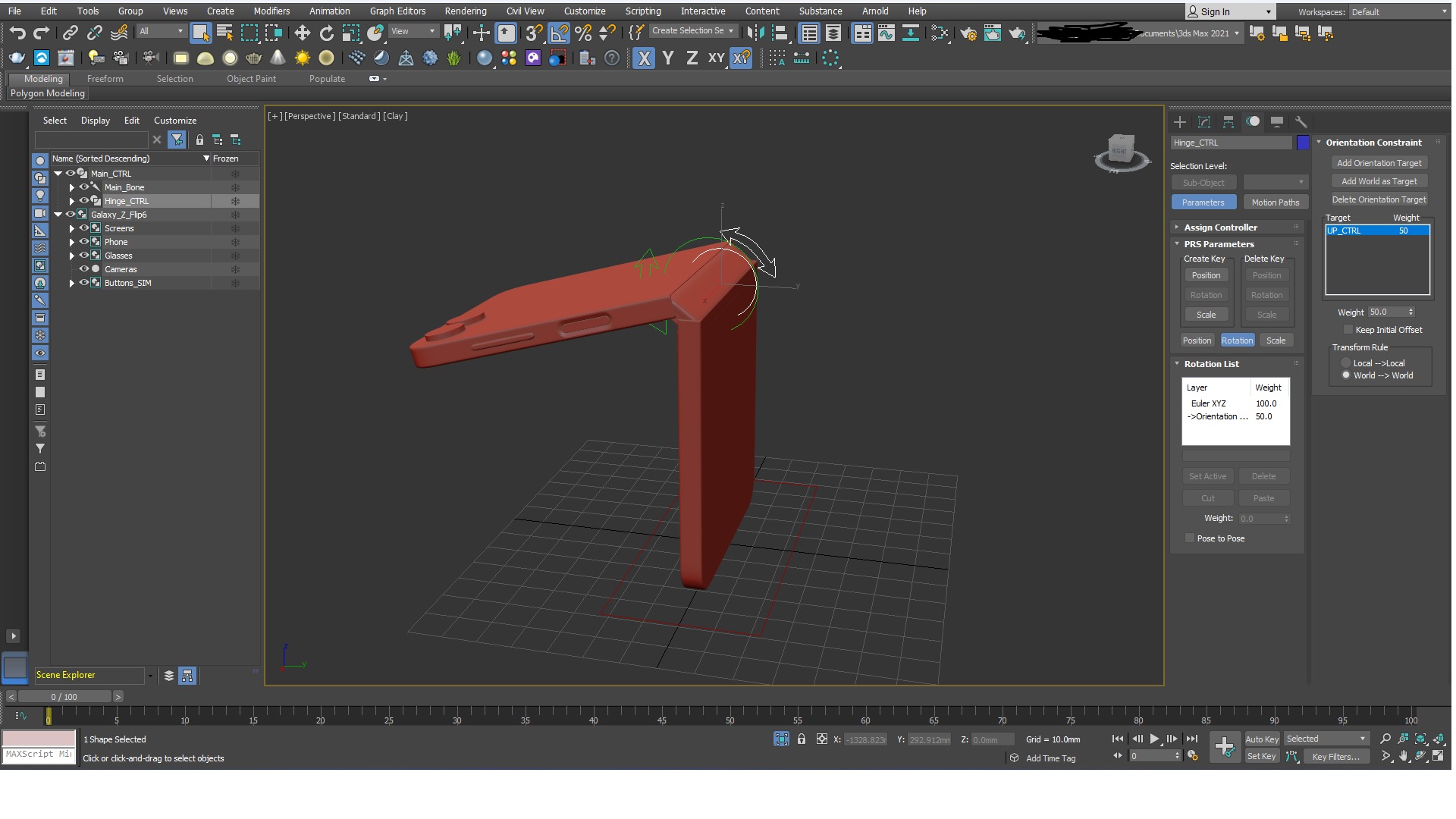 Samsung Galaxy Z Flip 6 Blue 3D model_13