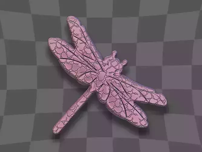 Dragon fly design for printing 3D print model