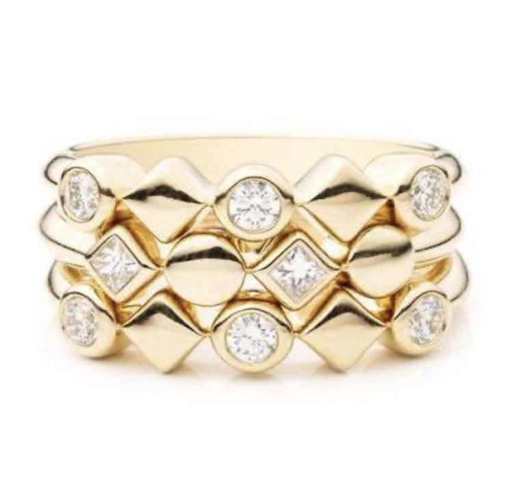 Triple Ring 3D print model_4
