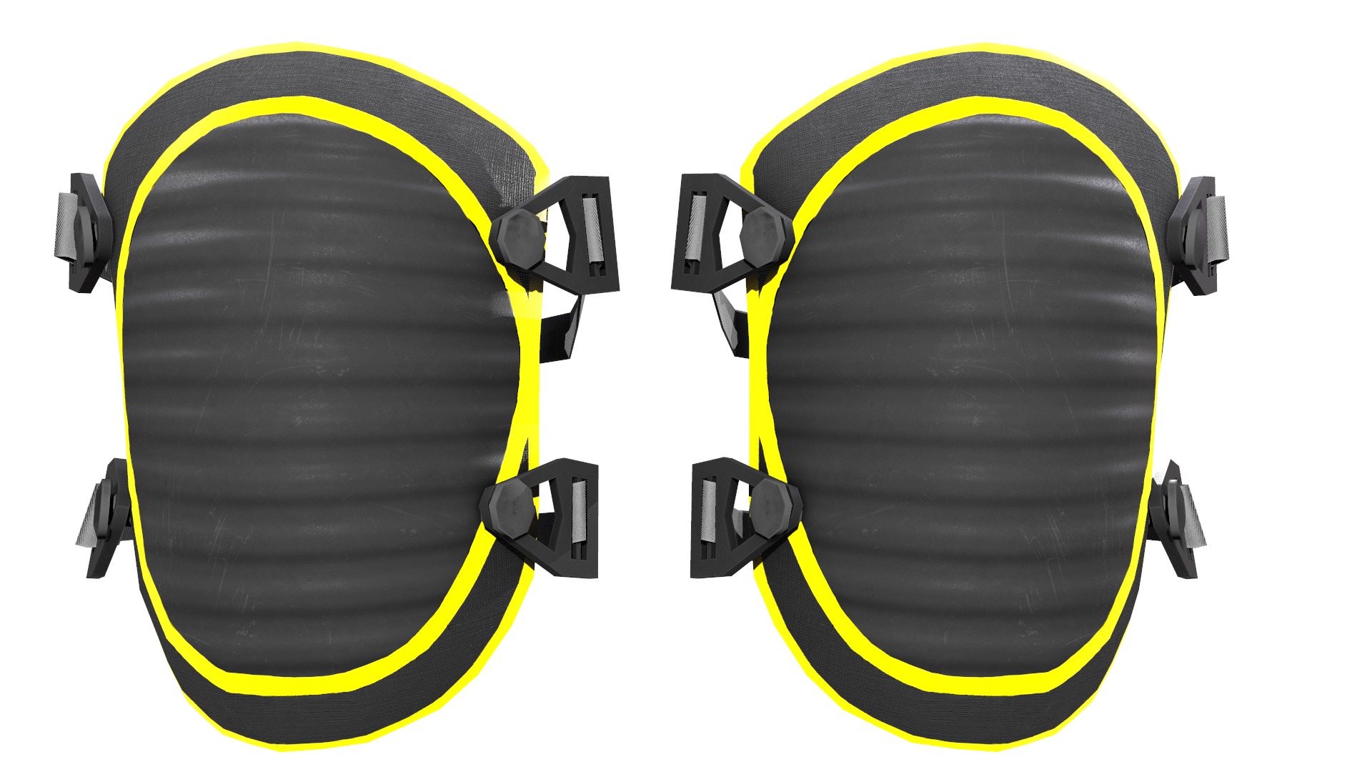 Knee Pad Low Poly Low-poly 3D model_23