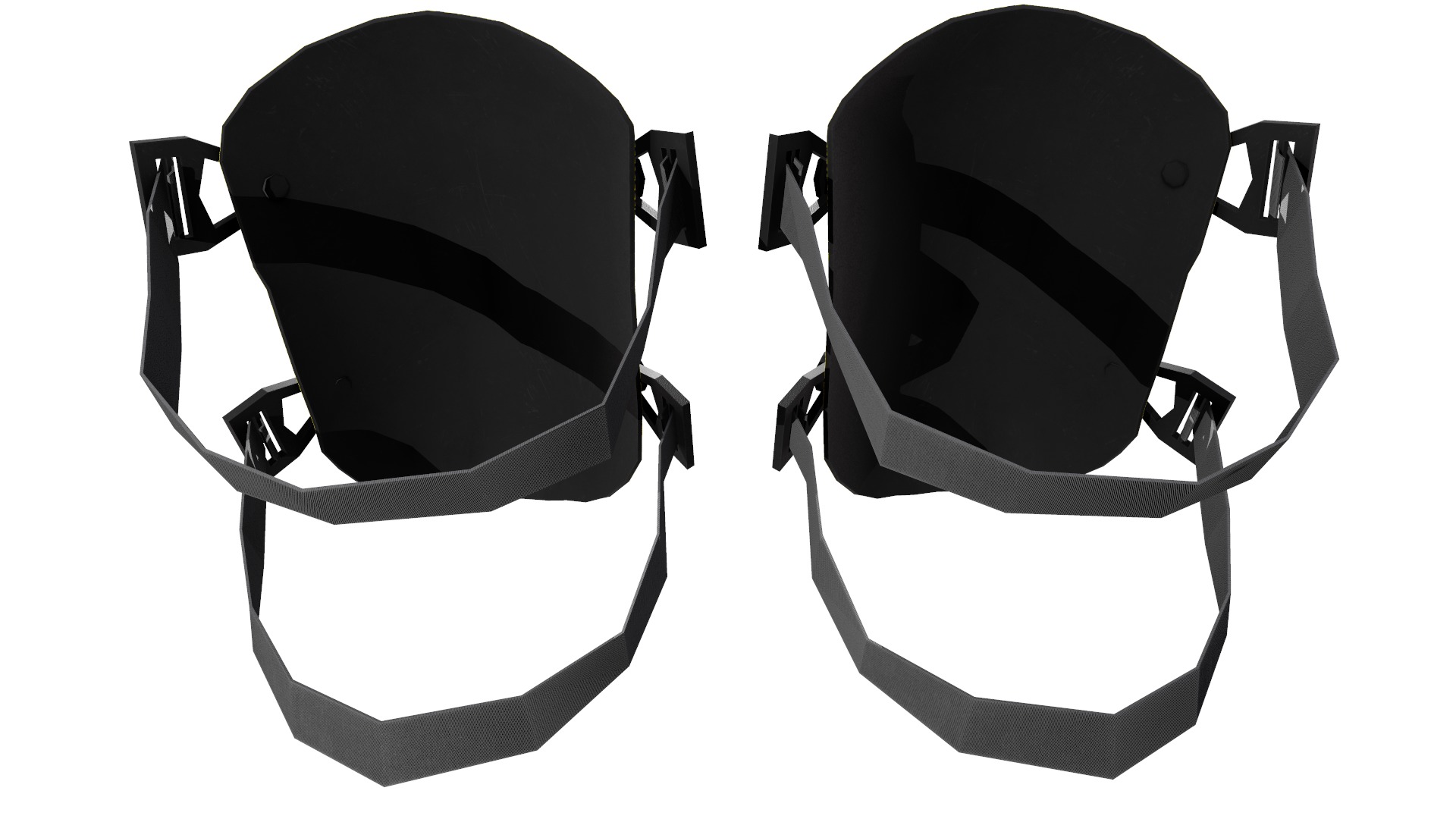 Knee Pad Low Poly Low-poly 3D model_22