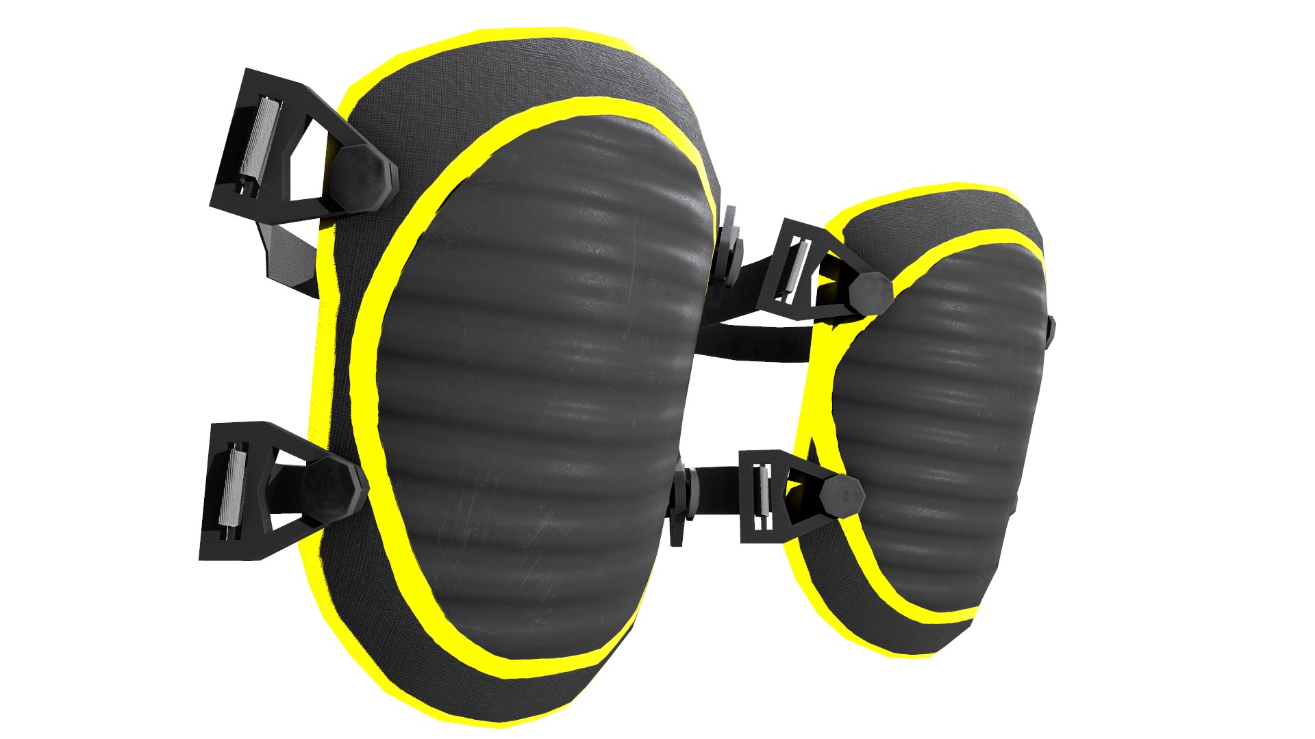 Knee Pad Low Poly Low-poly 3D model_19