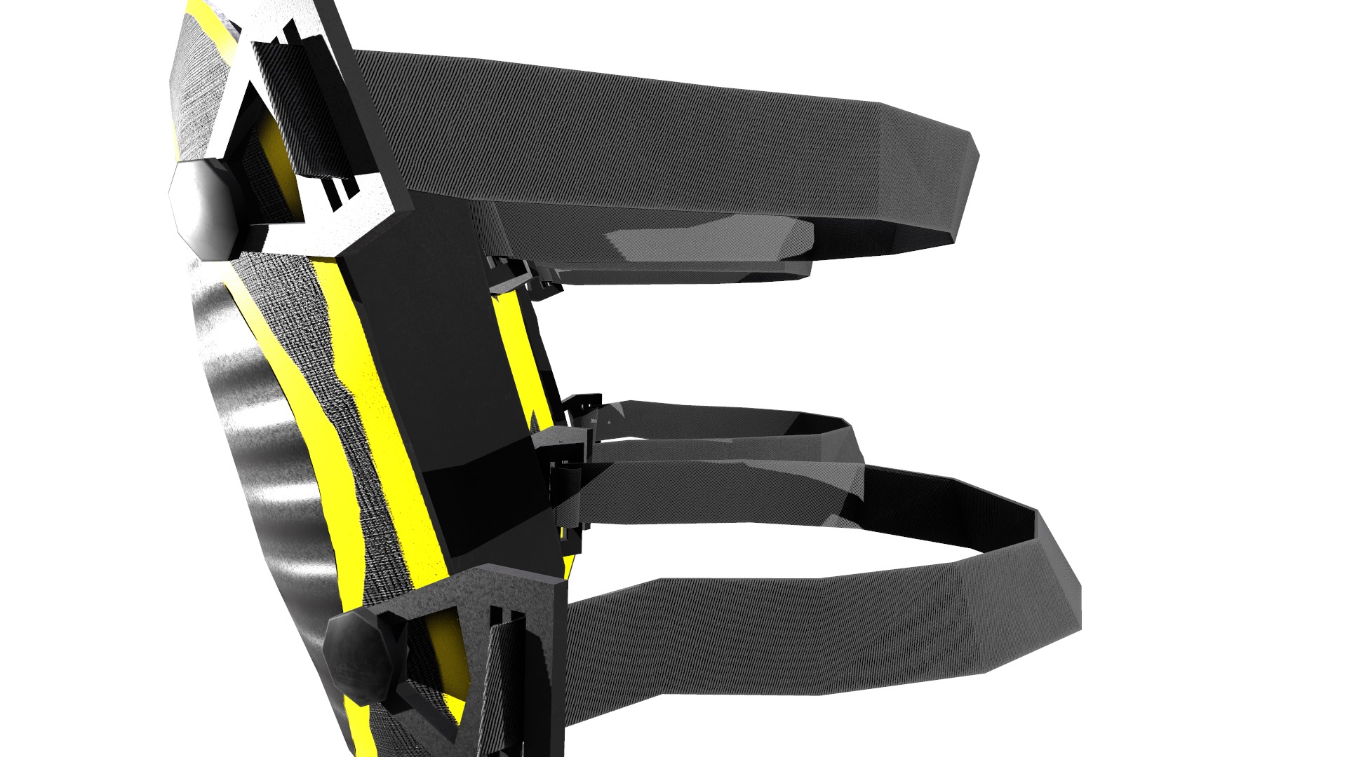 Knee Pad Low Poly Low-poly 3D model_21