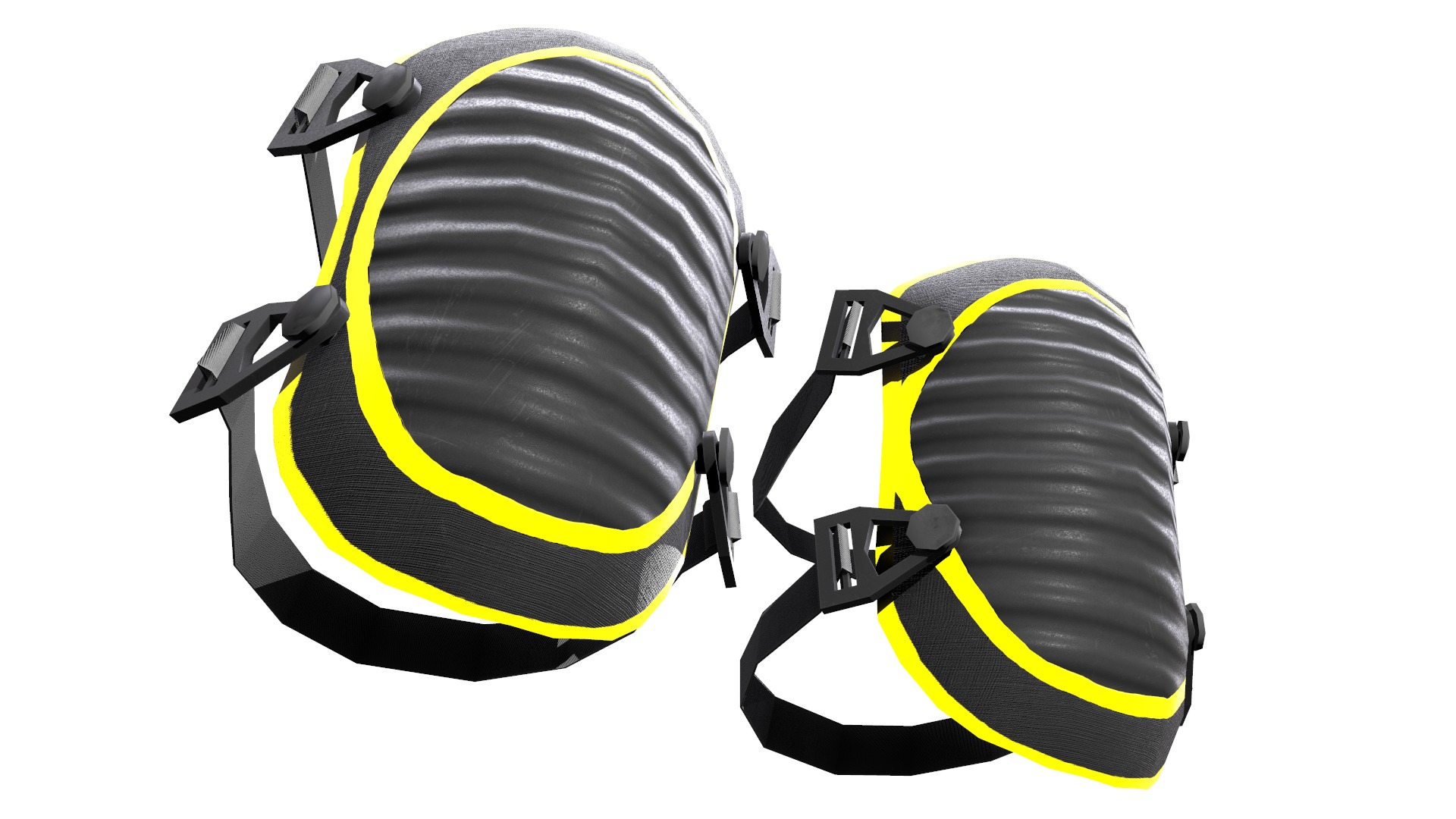 Knee Pad Low Poly Low-poly 3D model_13