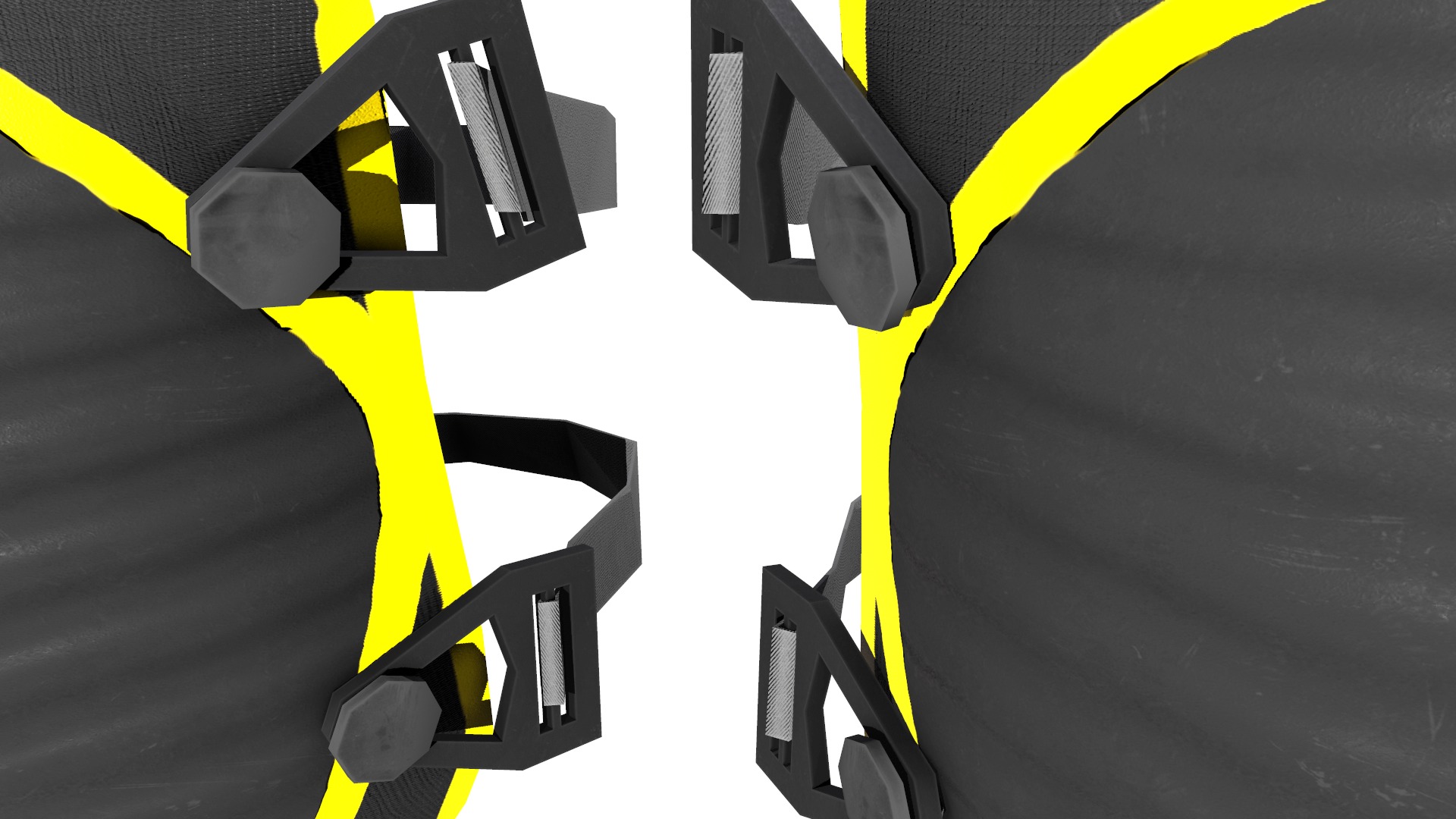 Knee Pad Low Poly Low-poly 3D model_20