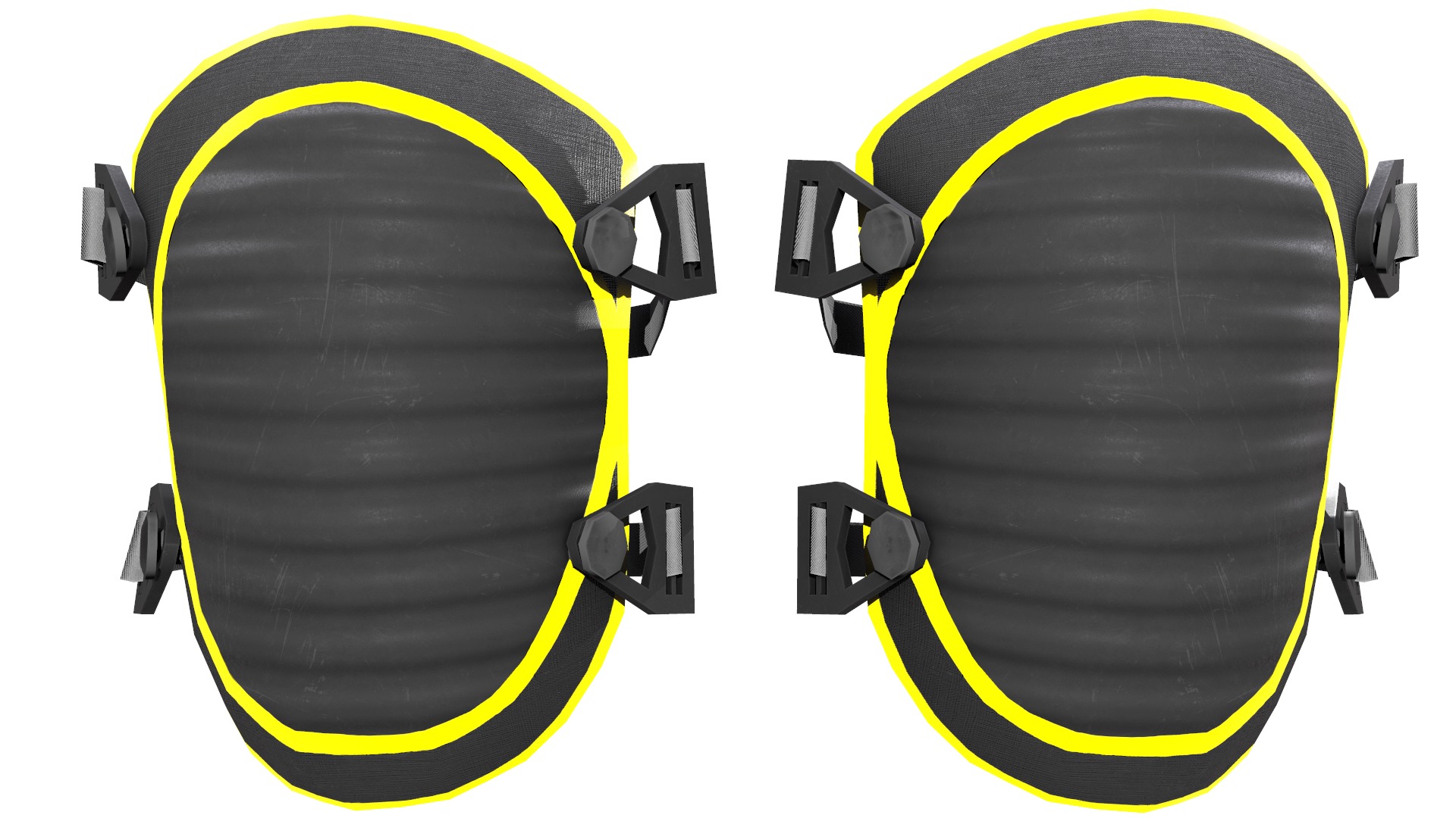 Knee Pad Low Poly Low-poly 3D model_18