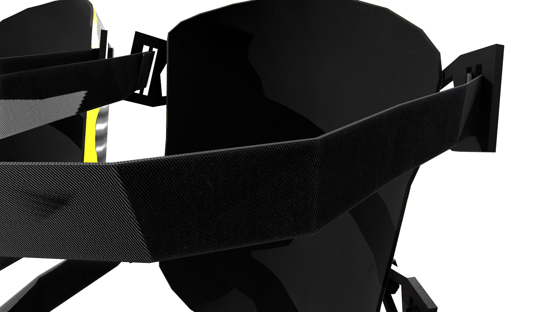 Knee Pad Low Poly Low-poly 3D model_16