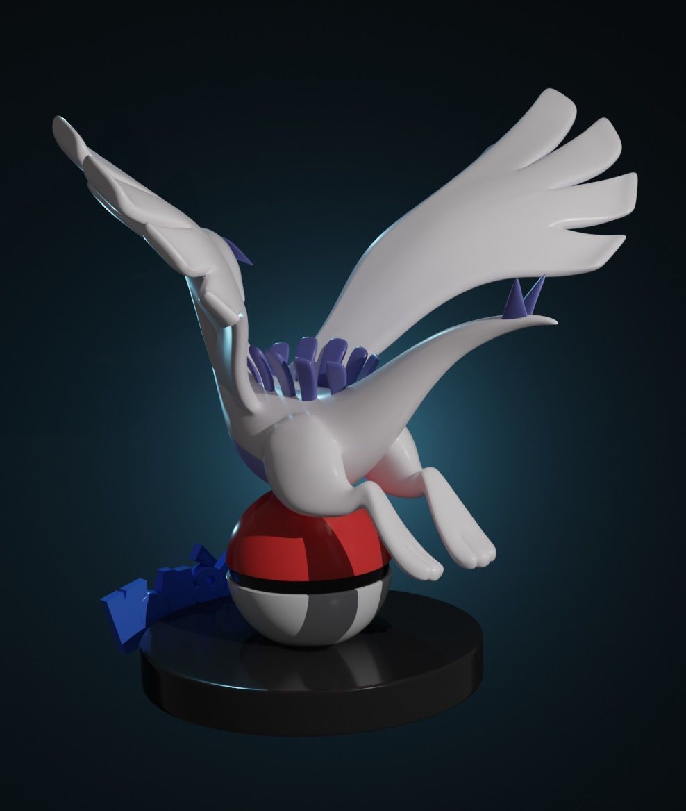 LUGIA - POKEMON 3D print model_7