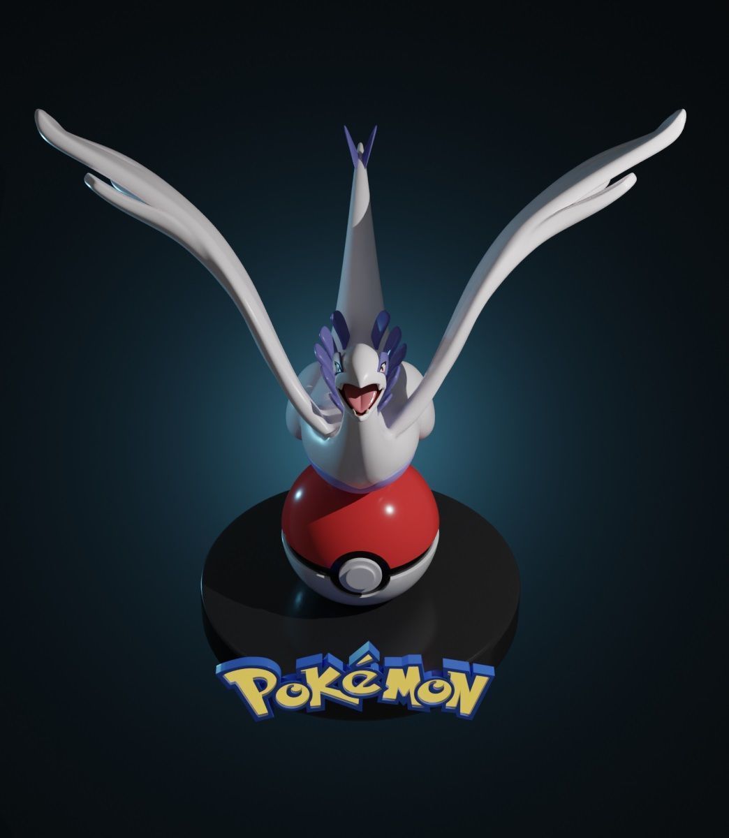 LUGIA - POKEMON 3D print model_4