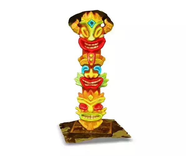 Tiki Totem Statue