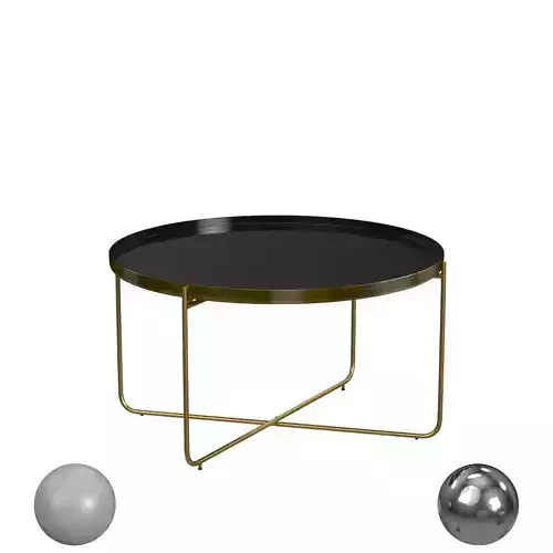 Jasmine Metal And Enamel Tray Top Coffee Table