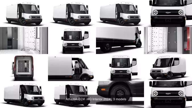 Amazon ECV  HQ Interior 2024 3D Model Collection