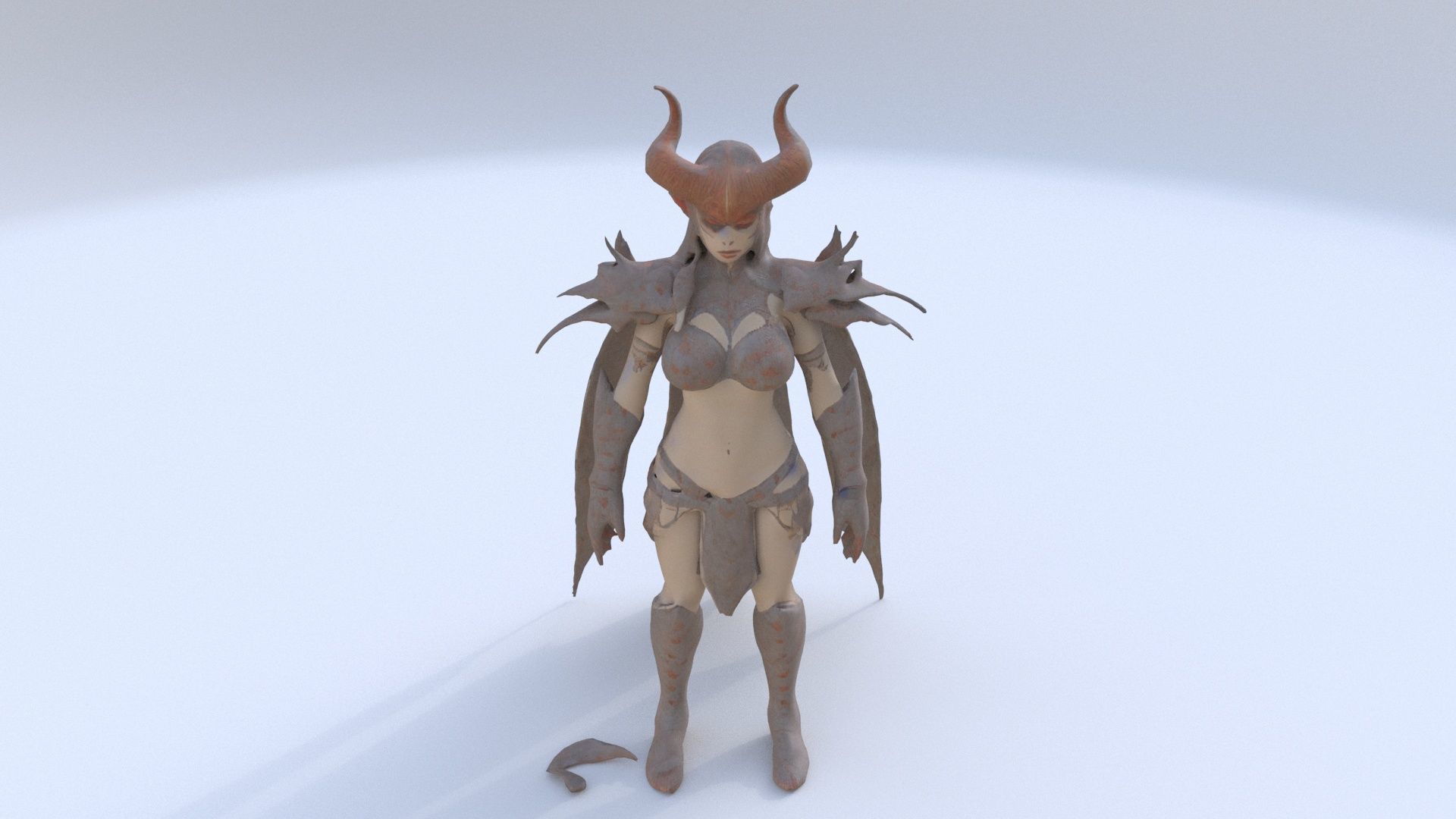 Demonic Knight 3D model_1