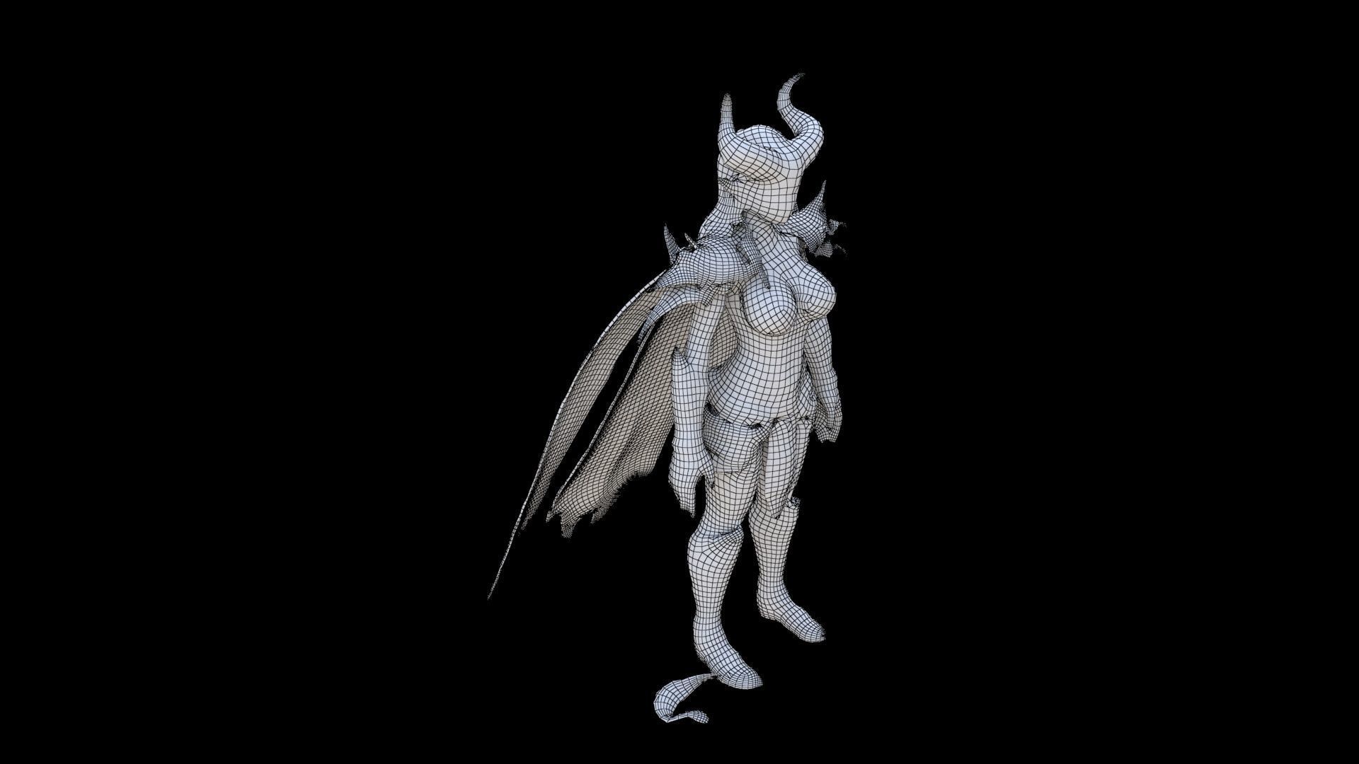 Demonic Knight 3D model_5