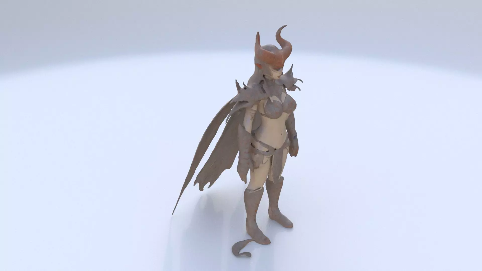 Demonic Knight 3D model_0