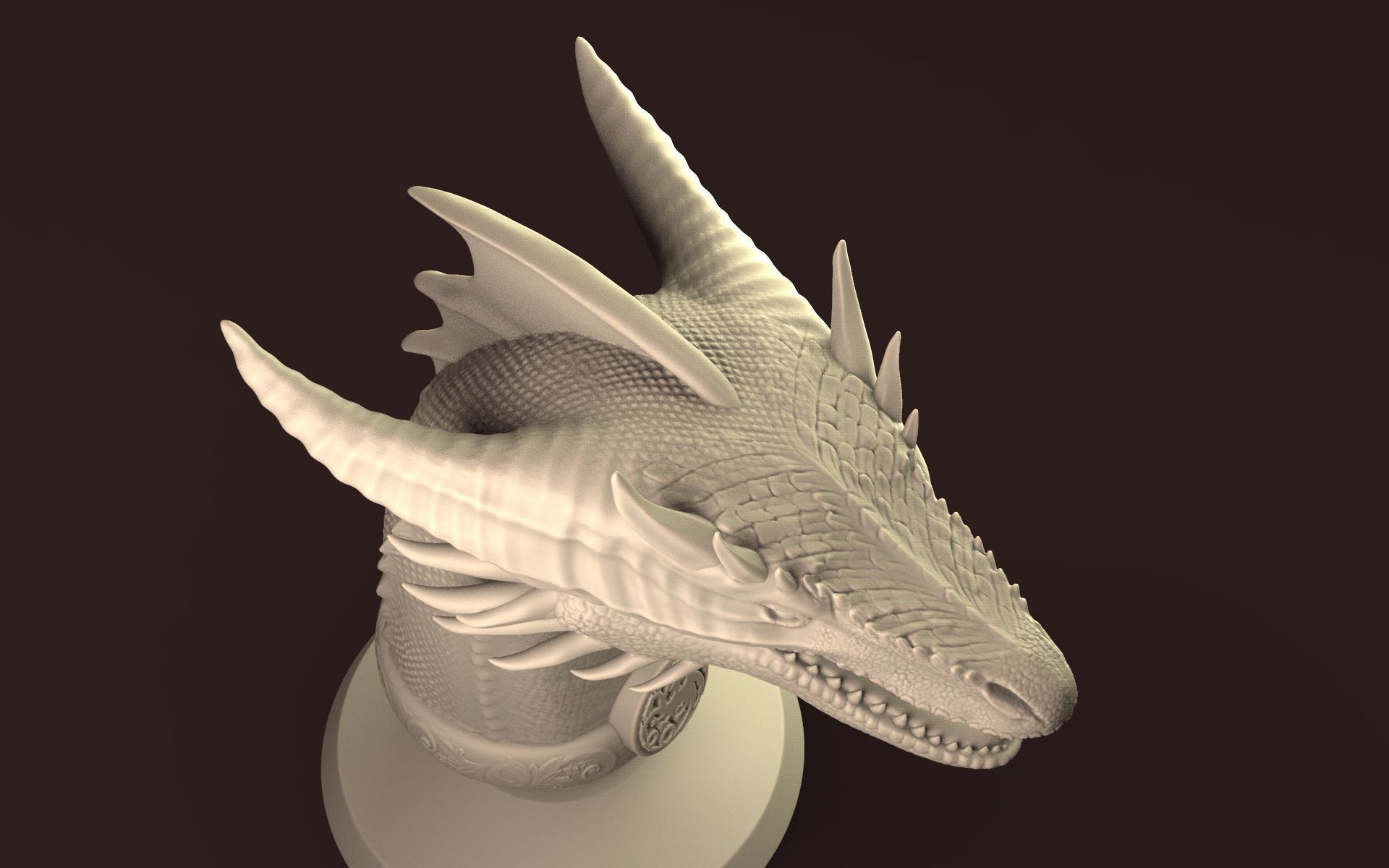 SUNFYRE - House of the dragon 3D print model 3D print model_10