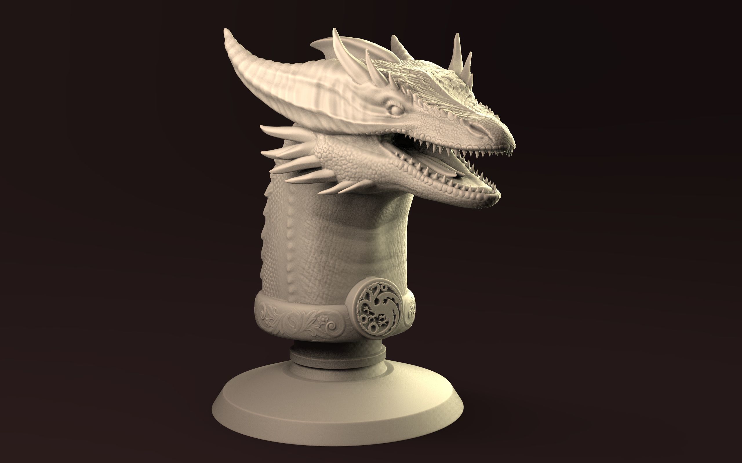 SUNFYRE - House of the dragon 3D print model 3D print model_2