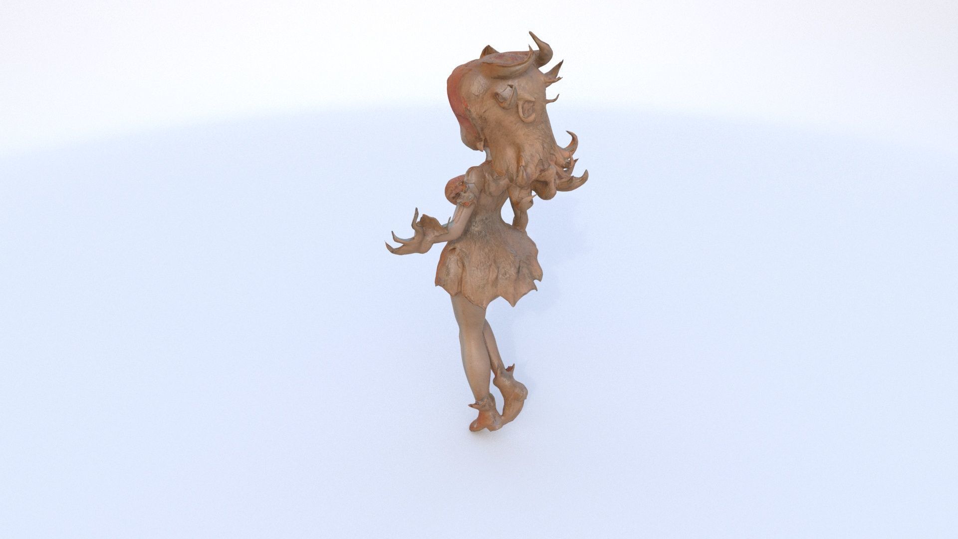 Fiery Phoenix 3D model_3