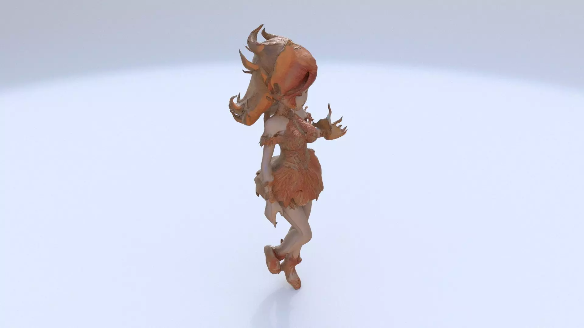 Fiery Phoenix 3D model_0