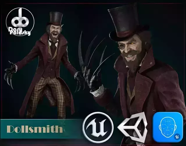 Dollsmith Low-poly 3D model