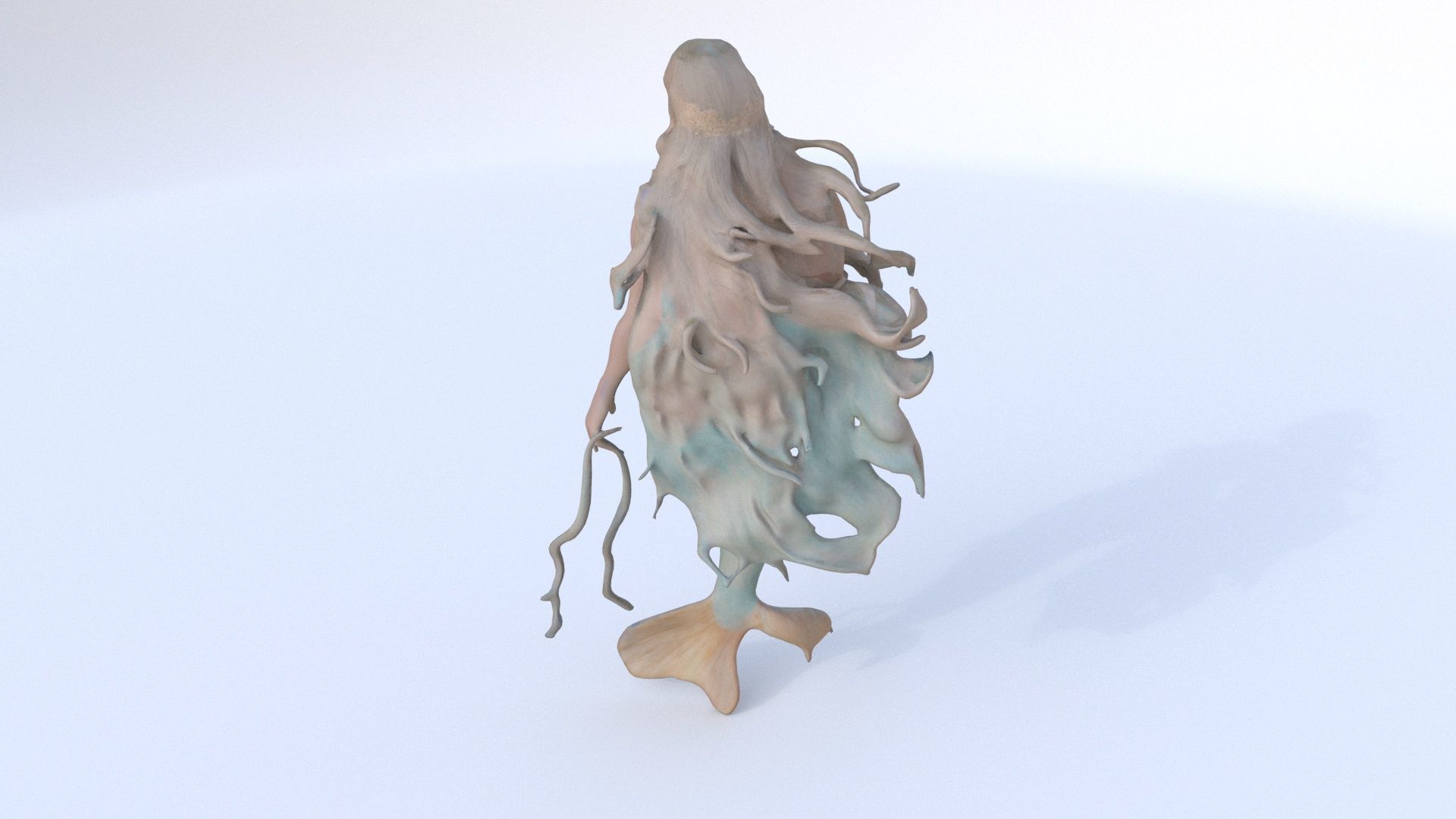 Mermaid Princess 3D model_4