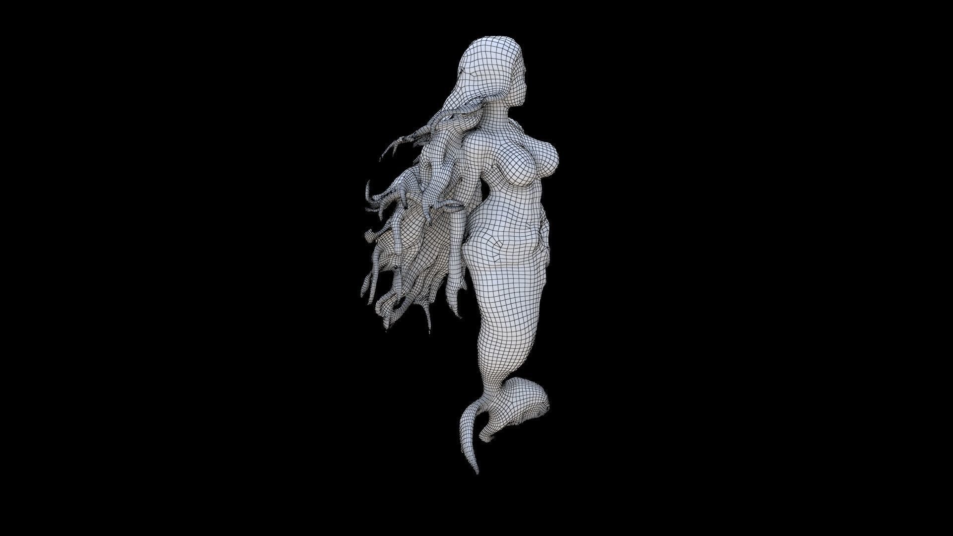 Mermaid Princess 3D model_5