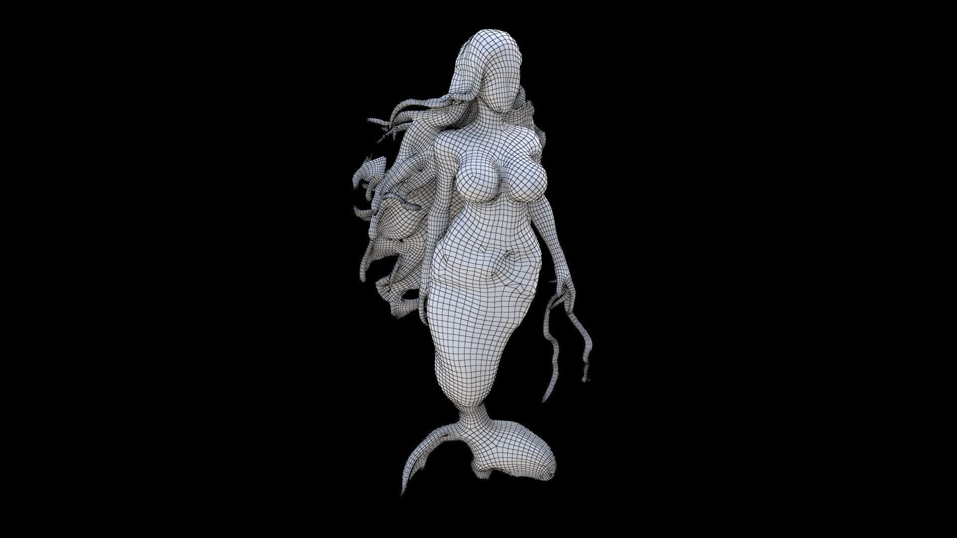 Mermaid Princess 3D model_6