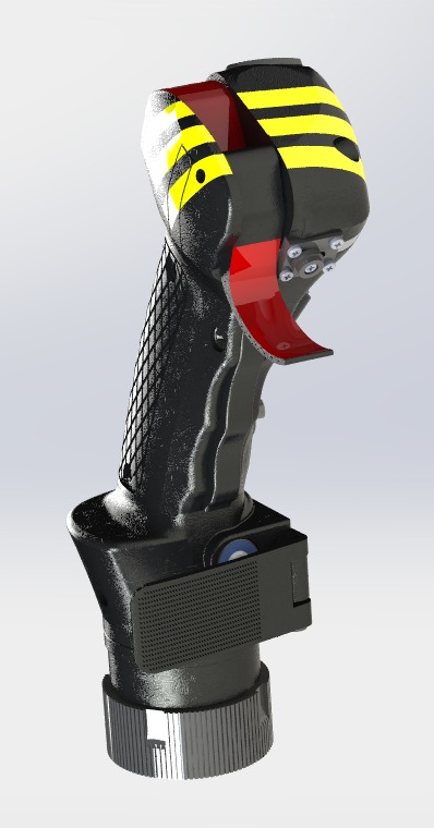 Mirage 3 or F1 stick for PC simulation or memorabilia  3D print model_9