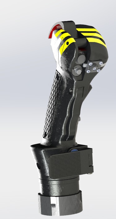 Mirage 3 or F1 stick for PC simulation or memorabilia  3D print model_6