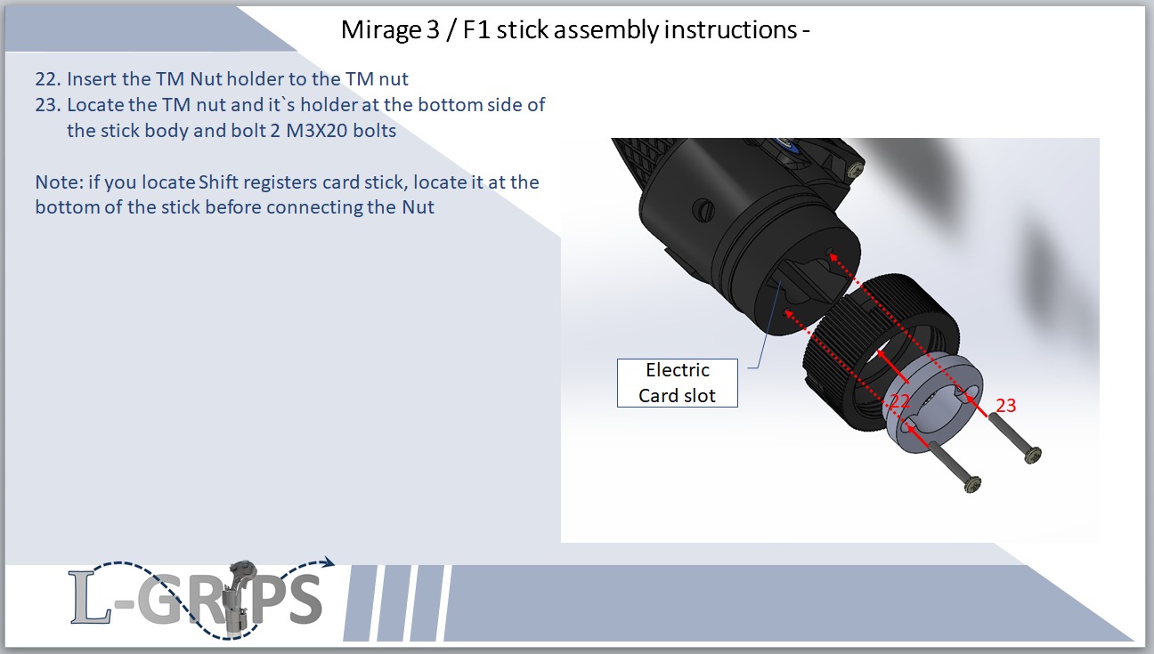 Mirage 3 or F1 stick for PC simulation or memorabilia  3D print model_18