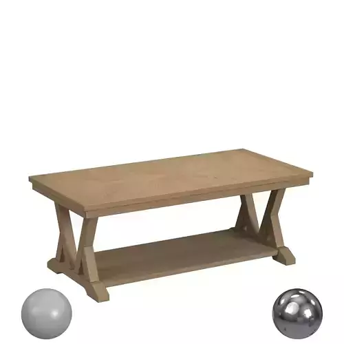 Lattice Rectangular Coffee Table