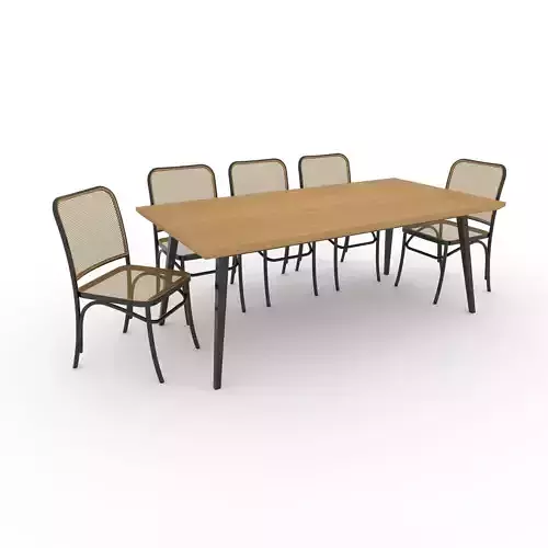 Dining Set 7 3D model