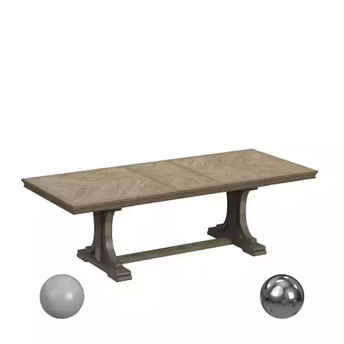 Winner Only Casual Dining  Pedestal Table with Leaf