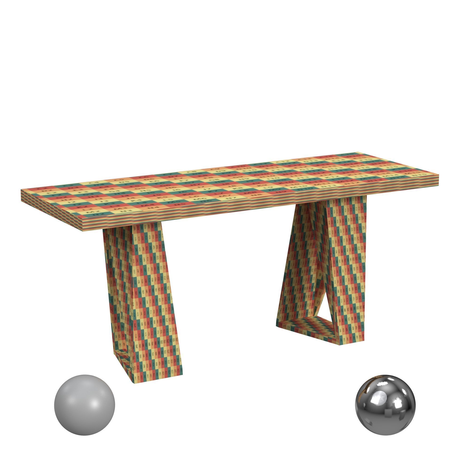 Arleth Gathering Table Natural Oak 3D model_2
