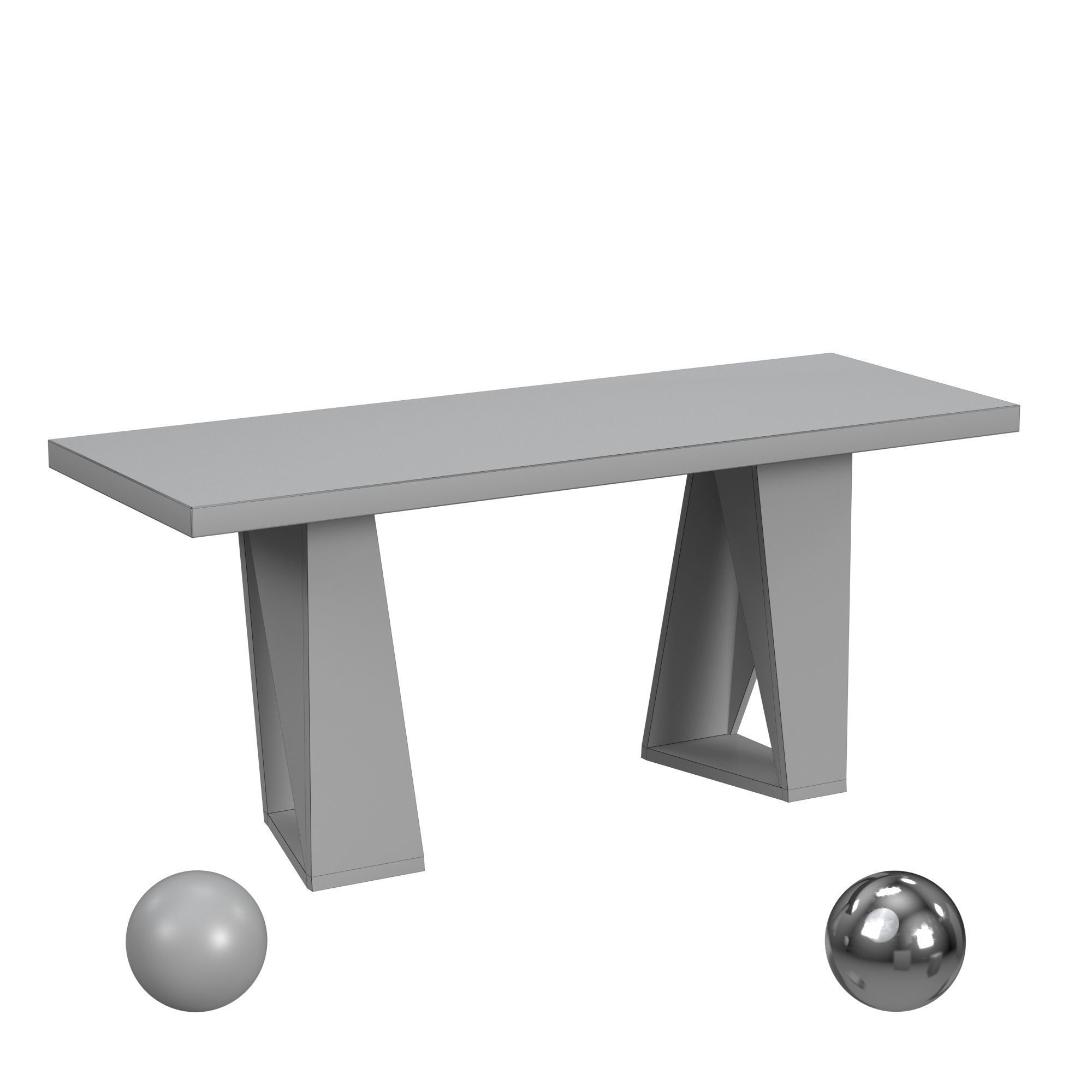 Arleth Gathering Table Natural Oak 3D model_3