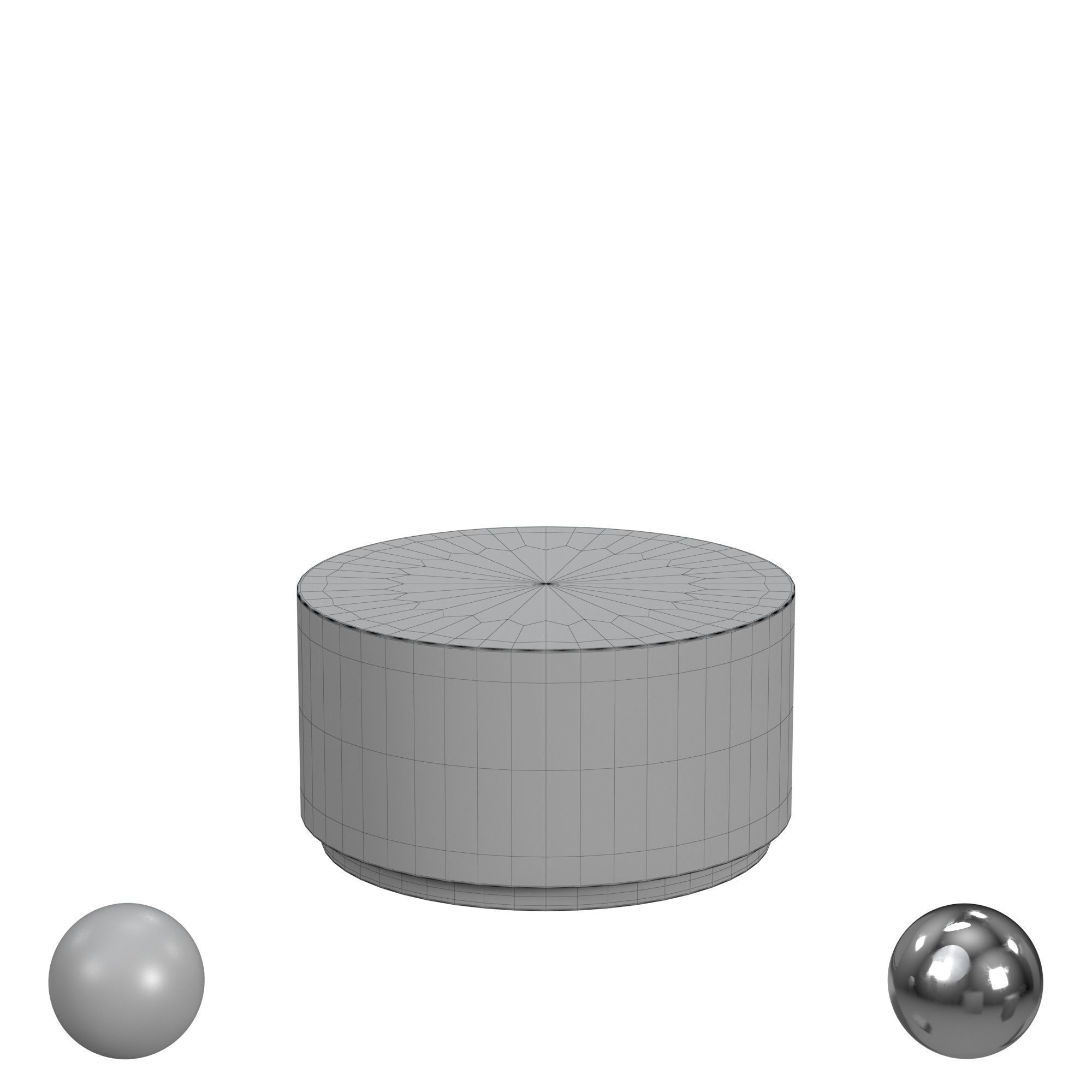 New Hampton Round Cocktail Table 3D model_3