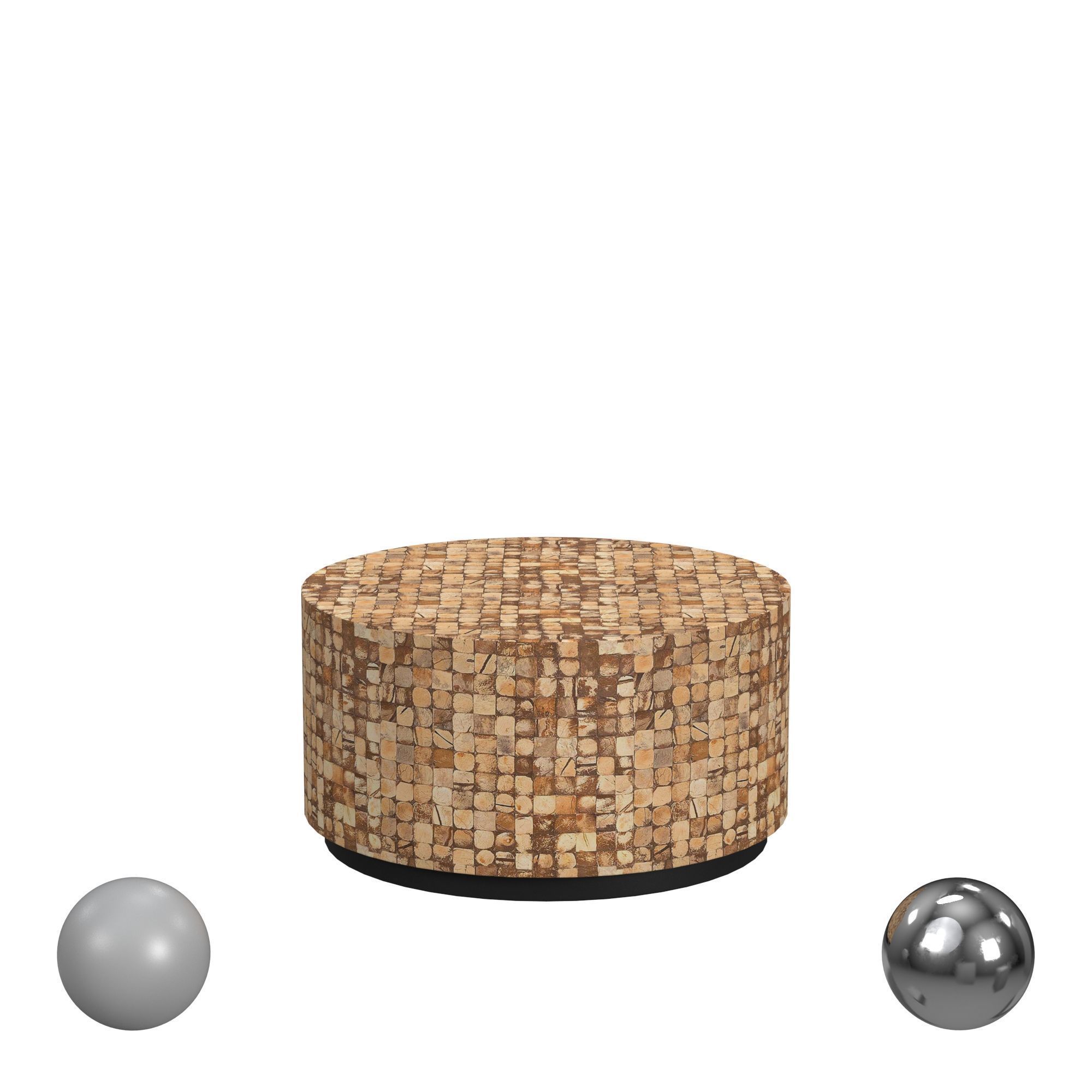 New Hampton Round Cocktail Table 3D model_1