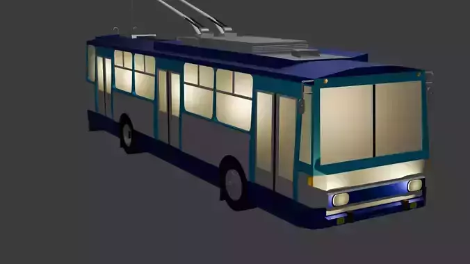 Lowpoly  Skoda14tr