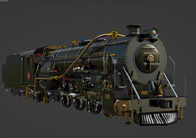 South African Railway Class 16DA 3D Model 3D model