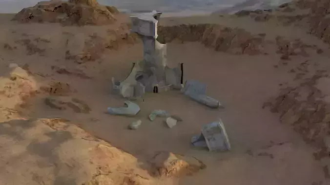 Jedi Outpost Destroyed