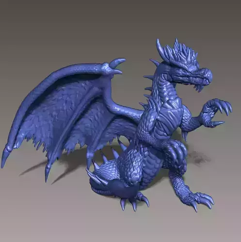 Heroes 3 Azure Dragon Miniature