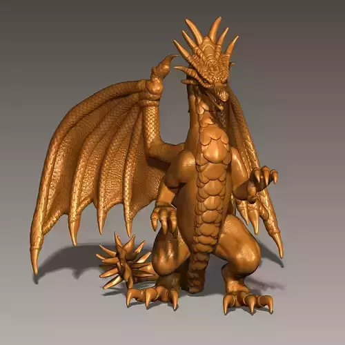 Heroes 3 Rust Dragon miniature