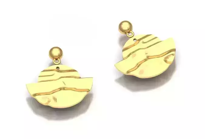 Wavy earrings