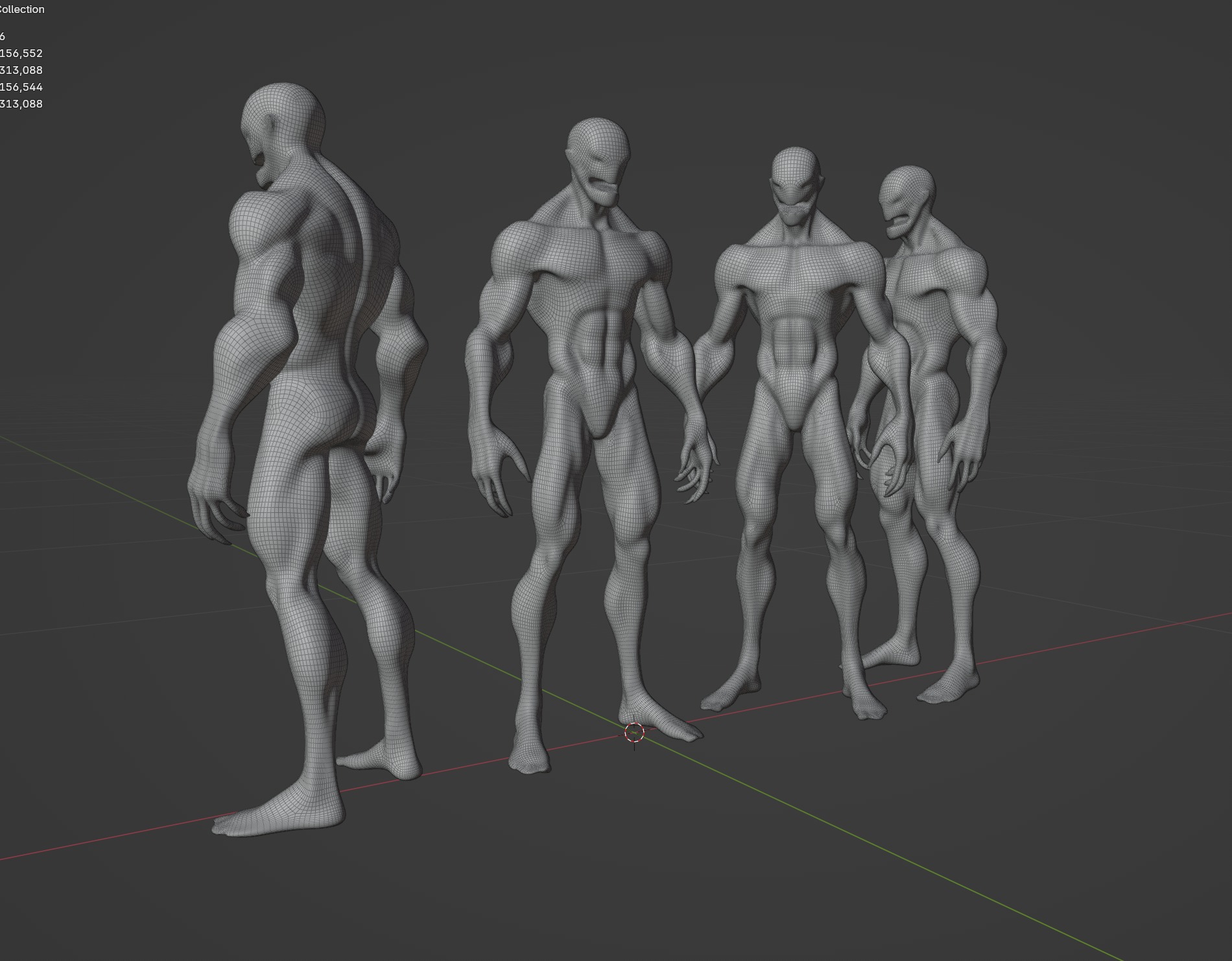 Alien Character 3D model_5