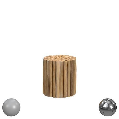Prelude Round Stool 3D model