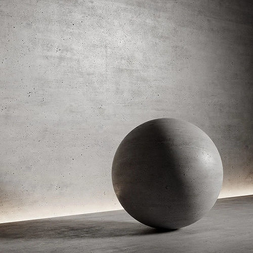 Concrete Seamless Material Pbr 3D model