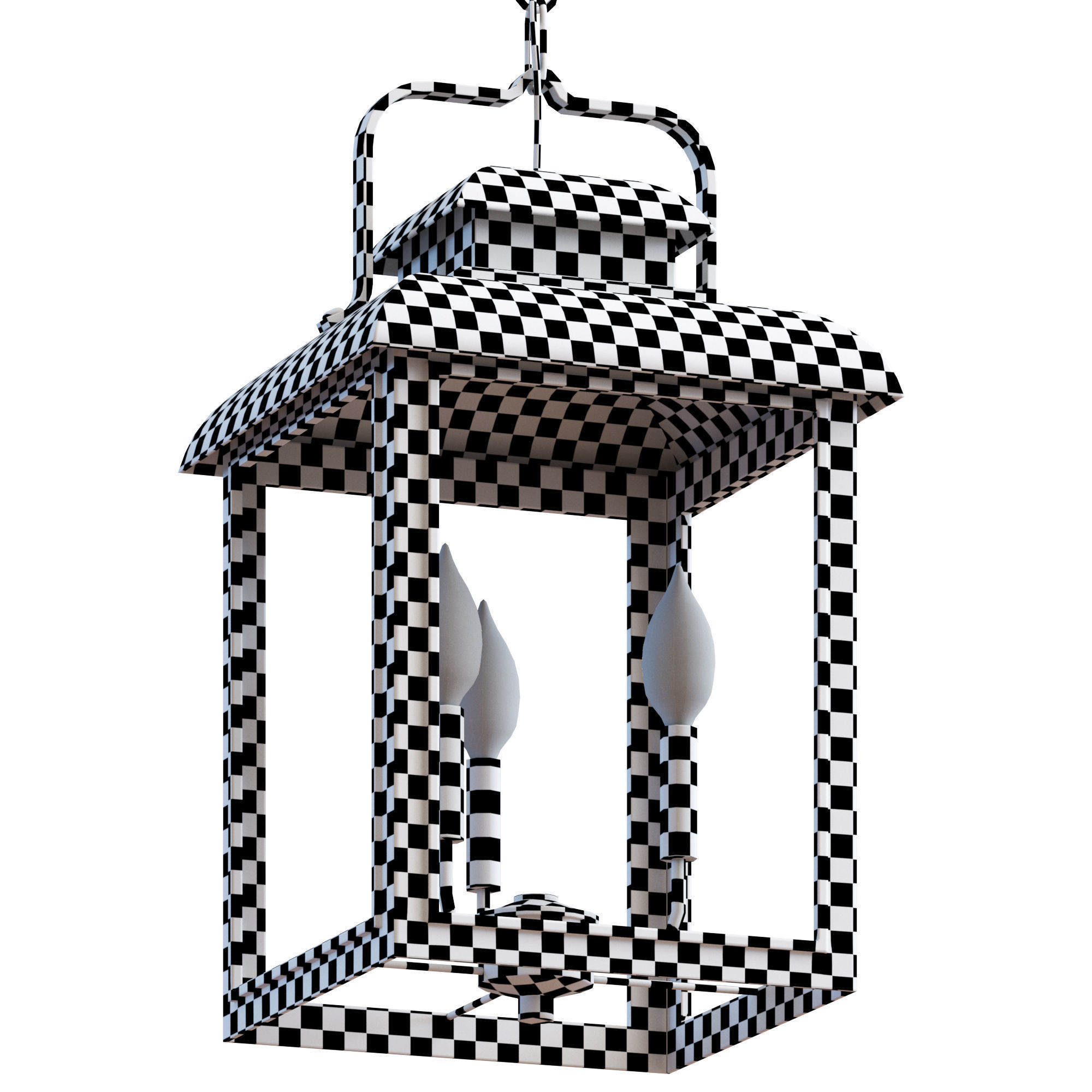 Chamberlain Vintage Bronze Pendant by Troy Lighting 3D model_4