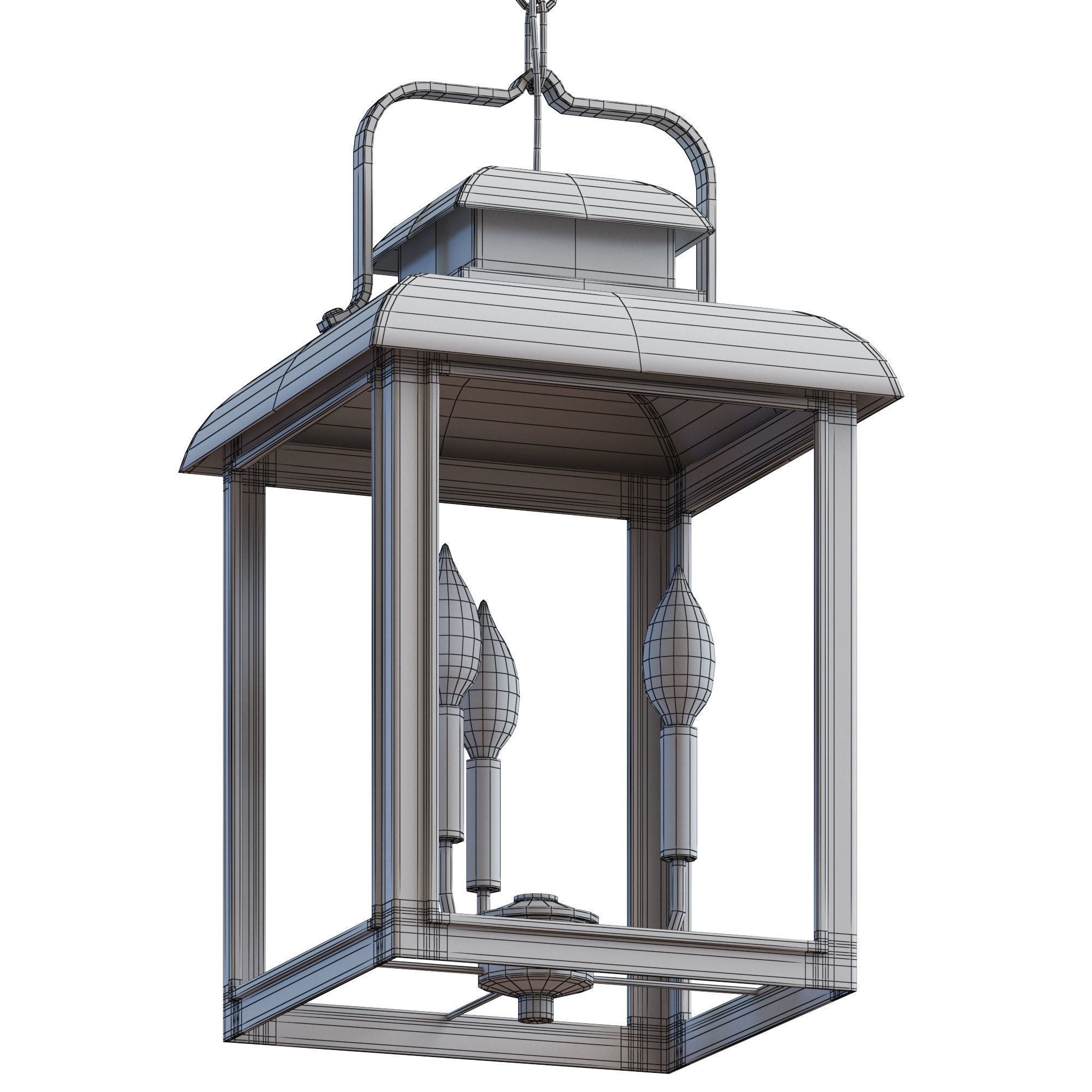 Chamberlain Vintage Bronze Pendant by Troy Lighting 3D model_3