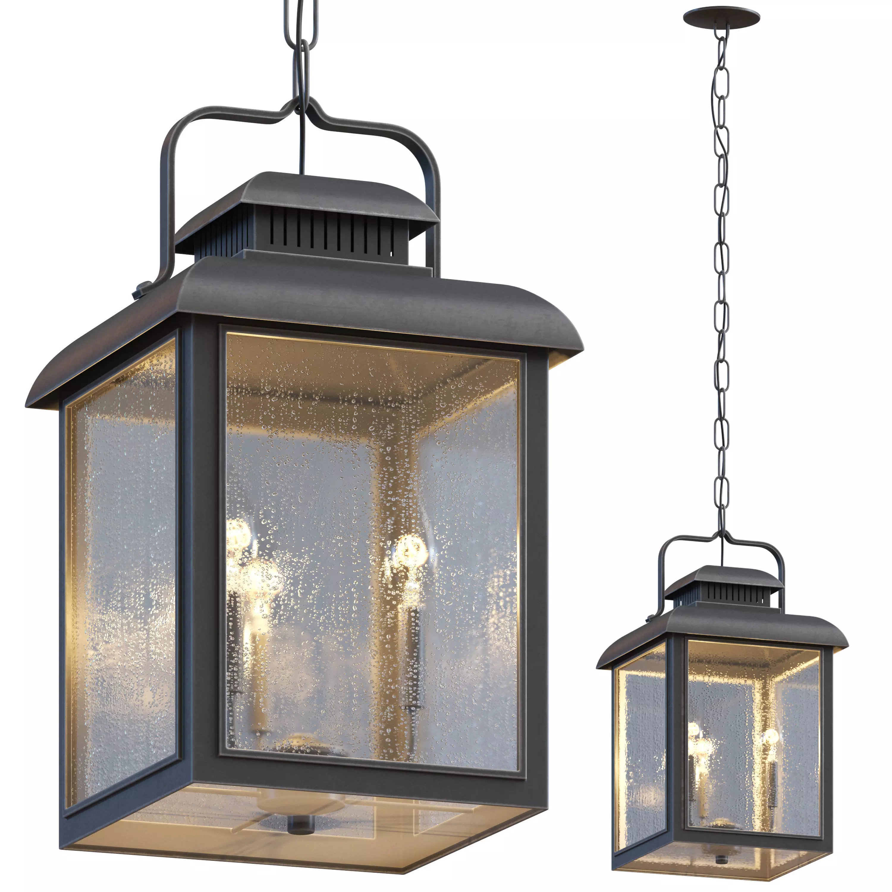 Chamberlain Vintage Bronze Pendant by Troy Lighting 3D model_0