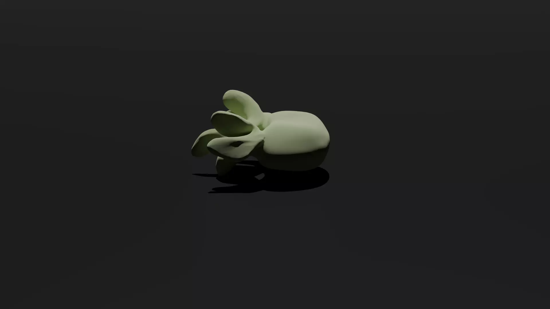 Lumbar vertebra 3D model_0